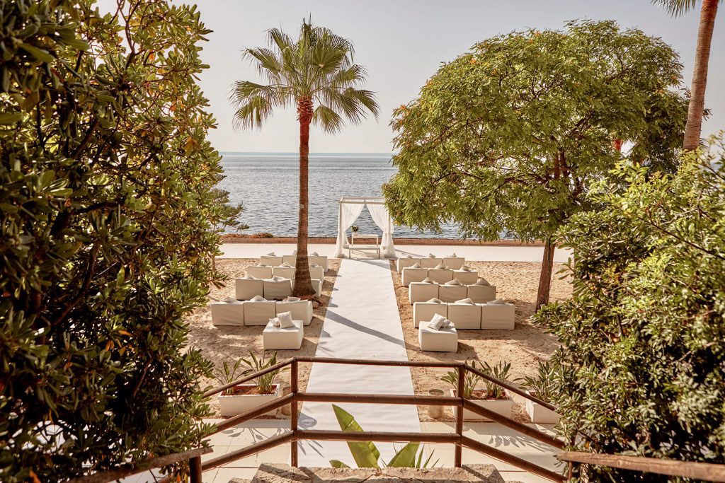 Beach club Hochzeit Mallorca