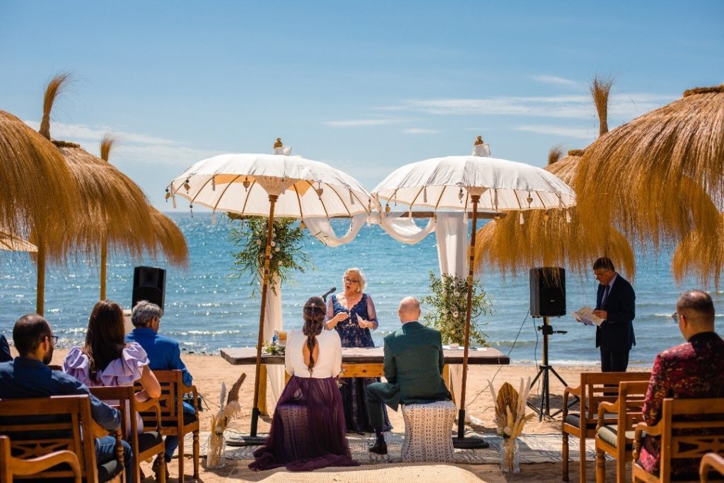 boda en la playa en Malaga