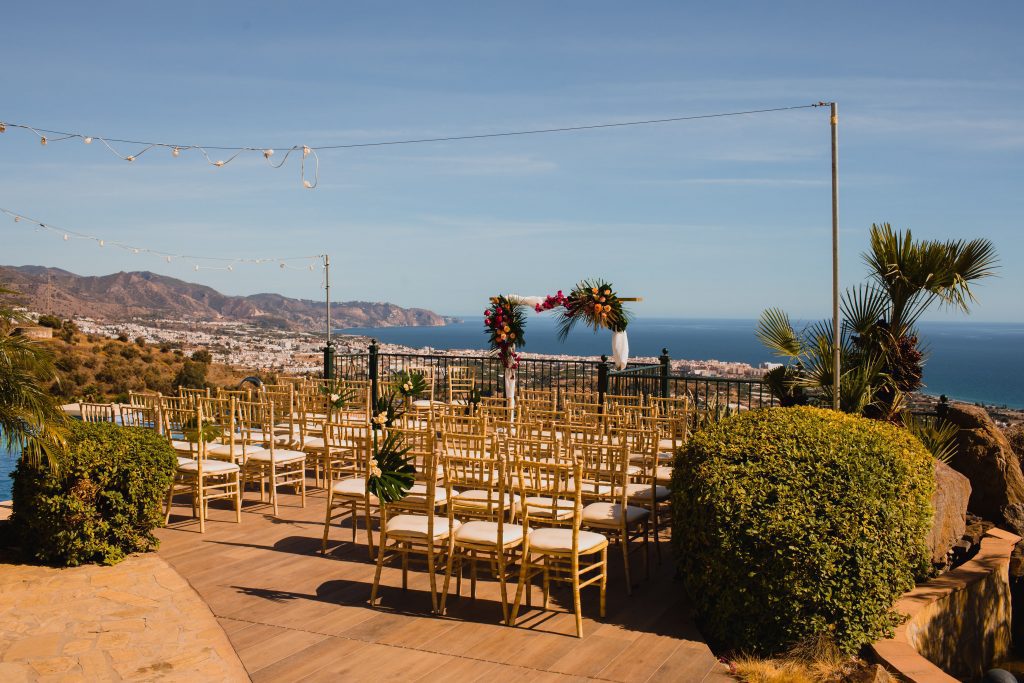 Wedding at the sea in Malaga