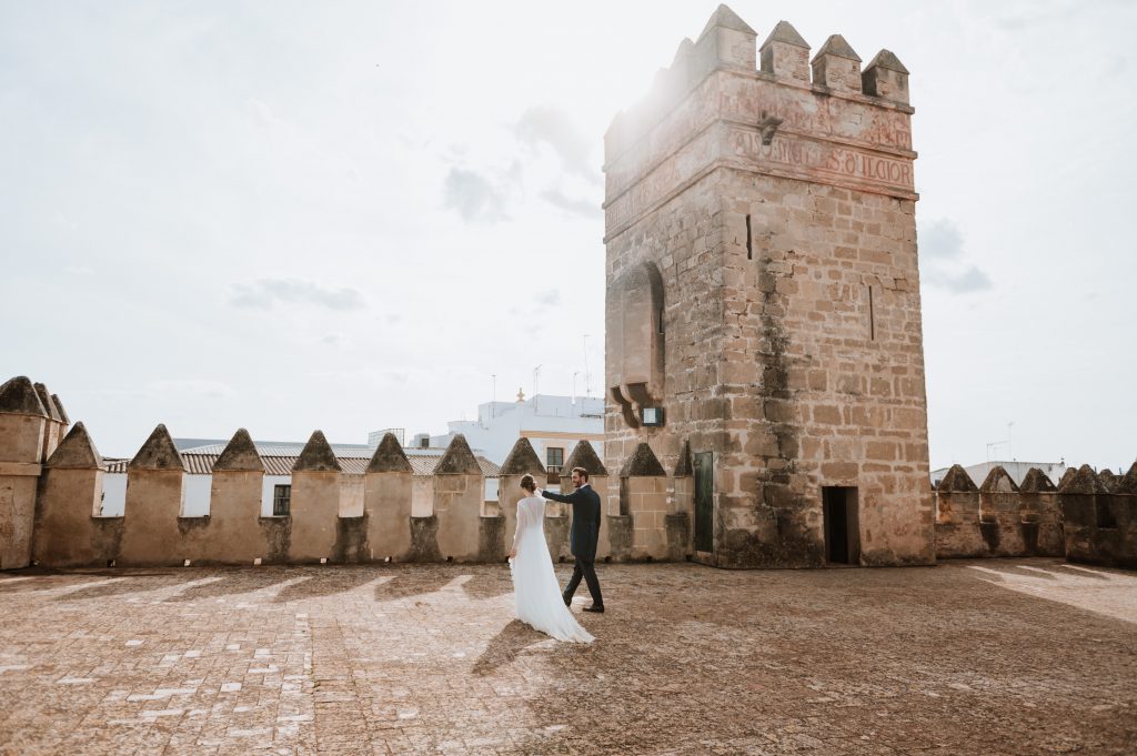wedding in a castle in andalusia