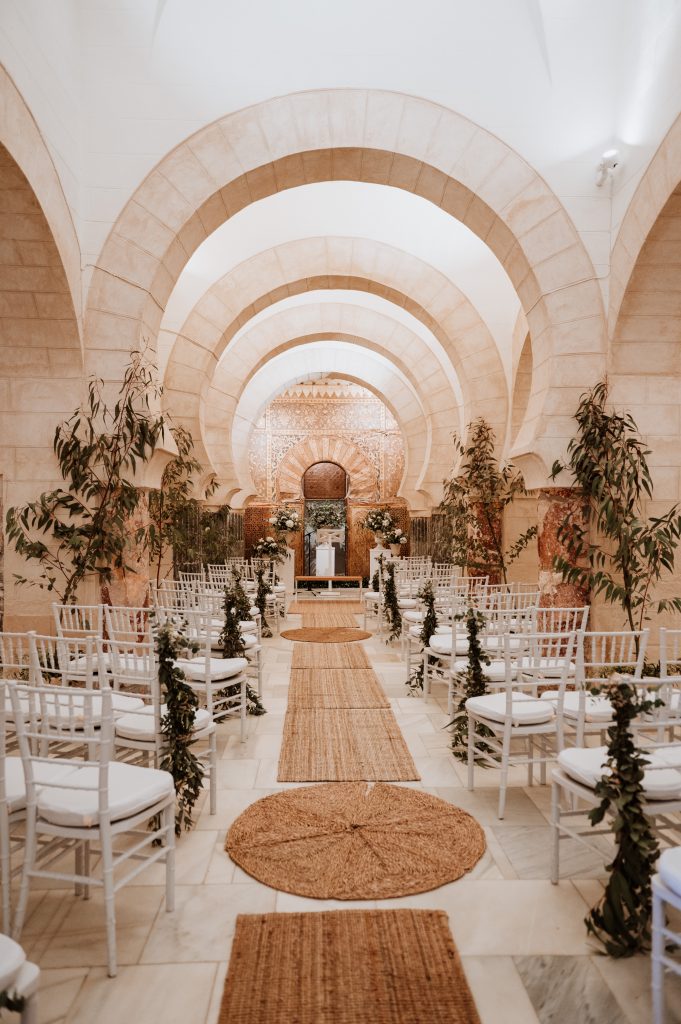 wedding in a castle in andalusia